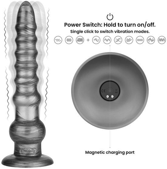 King Sized Vibrating Vibrax Slider 32,3 cm