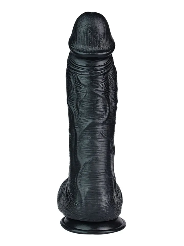 Kiotos Cox Mega Black Cock 28 cm