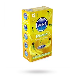 Banaanin Makuiset Kondomit 12-pack