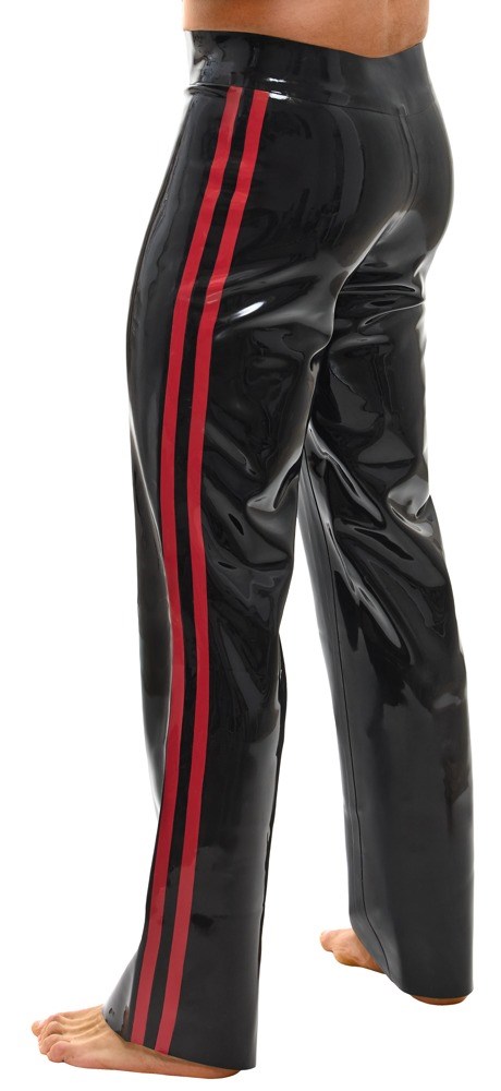 Latex Trousers Black/Red