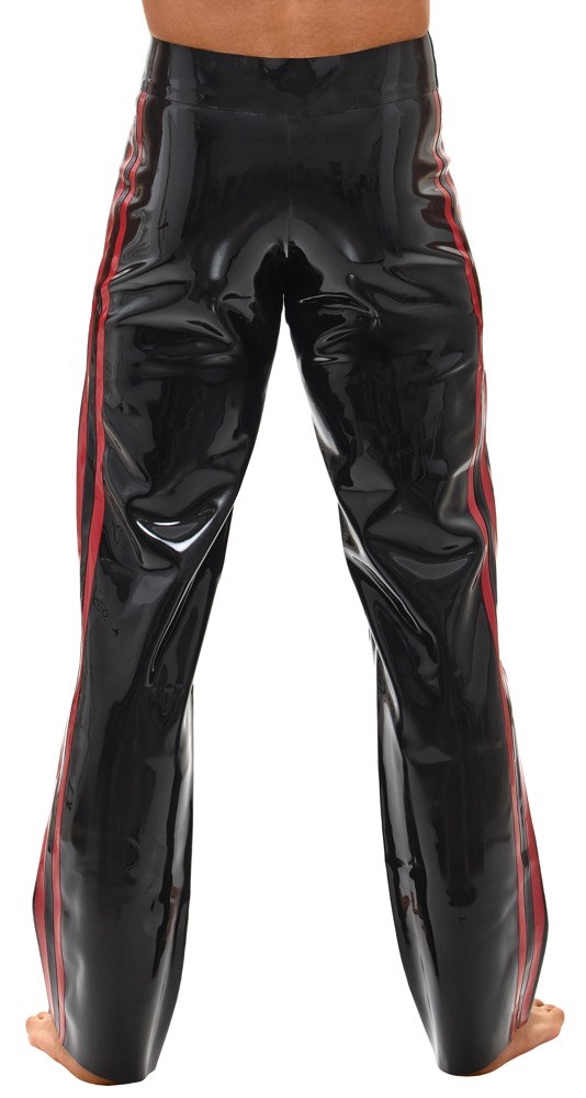 Latex Trousers Black/Red