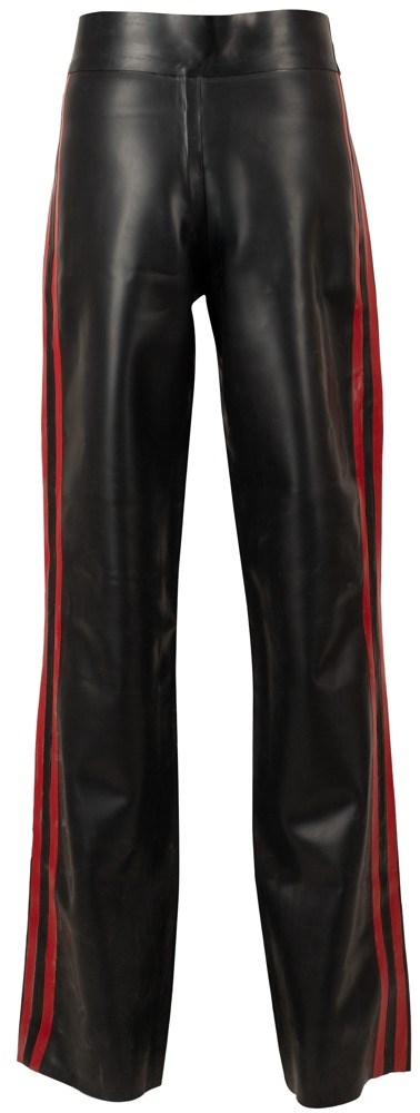 Latex Trousers Black/Red