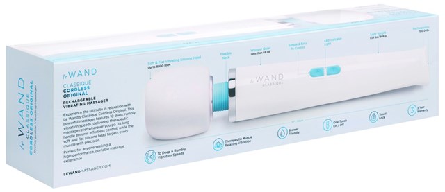 Le Wand Classique Rechargeable White