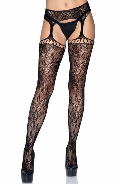 Lace Garter Belt Stockings