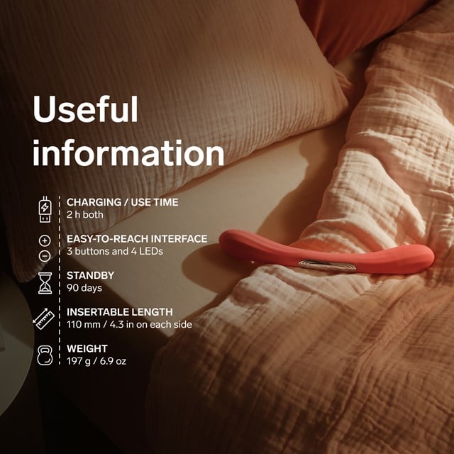 LELO Boomerang Coral Red
