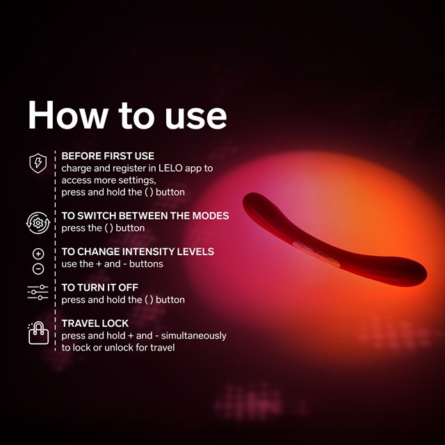 LELO Boomerang Coral Red