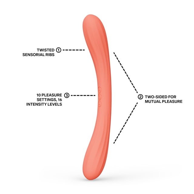 LELO Boomerang Coral Red