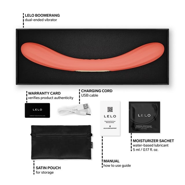LELO Boomerang Coral Red