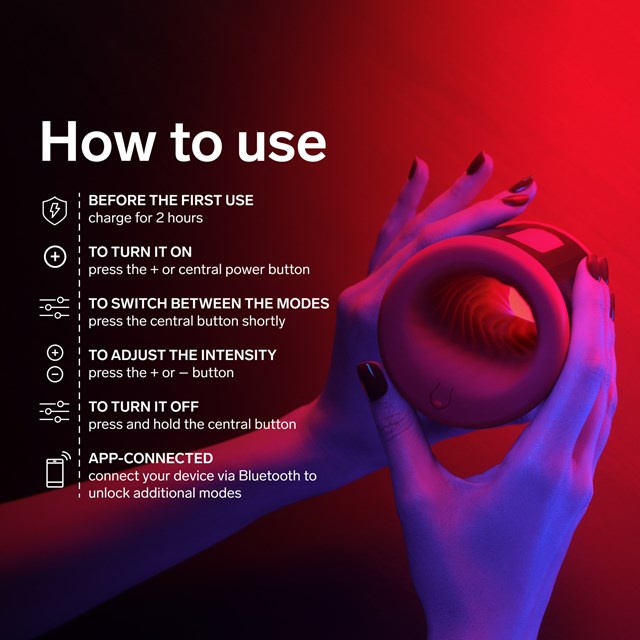 LELO F2S Double Sonic Masturbator Red