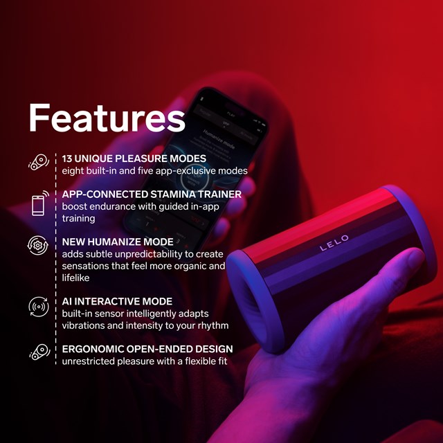 LELO F2S Double Sonic Masturbator Teal