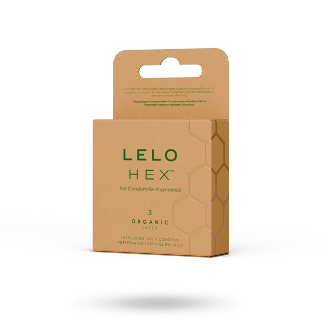 LELO HEX ORGANIC 3-PACK CONDOMS