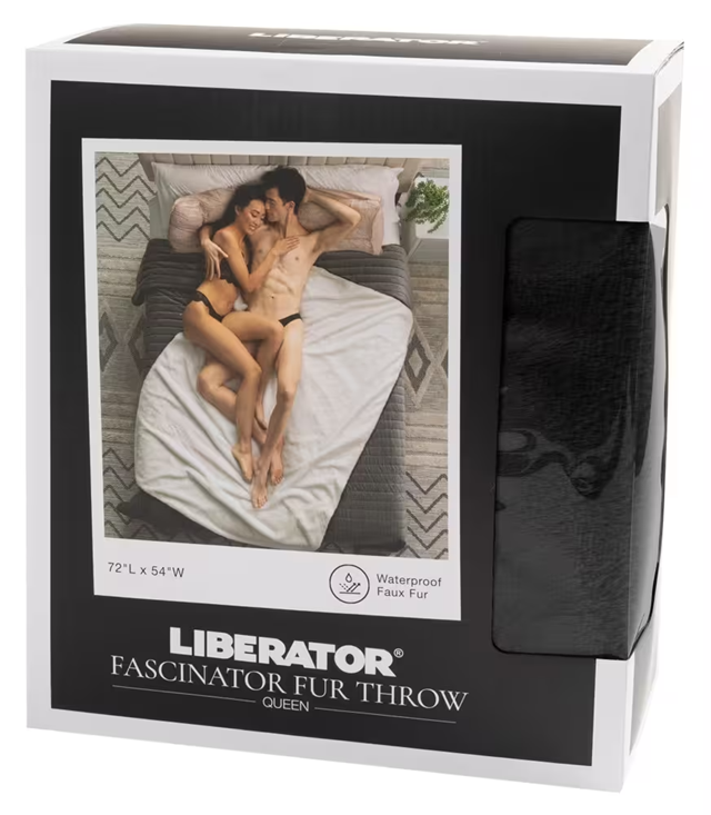 Liberator Faux Fur Fascinator Black