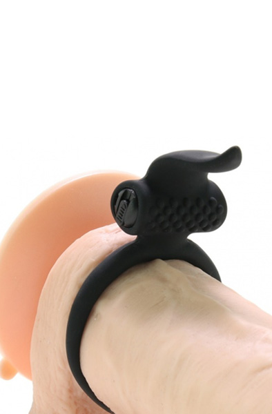 Lingus Vibrating Cock Ring Black