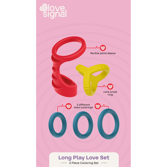 Long Play Love Cock Ring Set