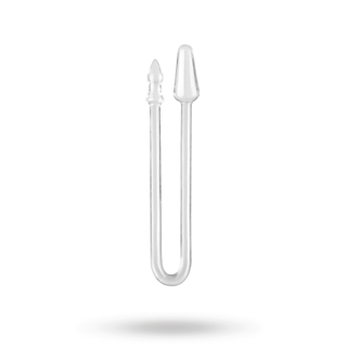 Long Snass Plug Transparent 43 Cm