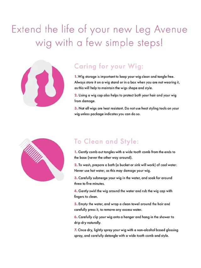 Long Straight Bang Wig Blue