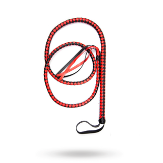 Long Whip Black & Red 210 Cm