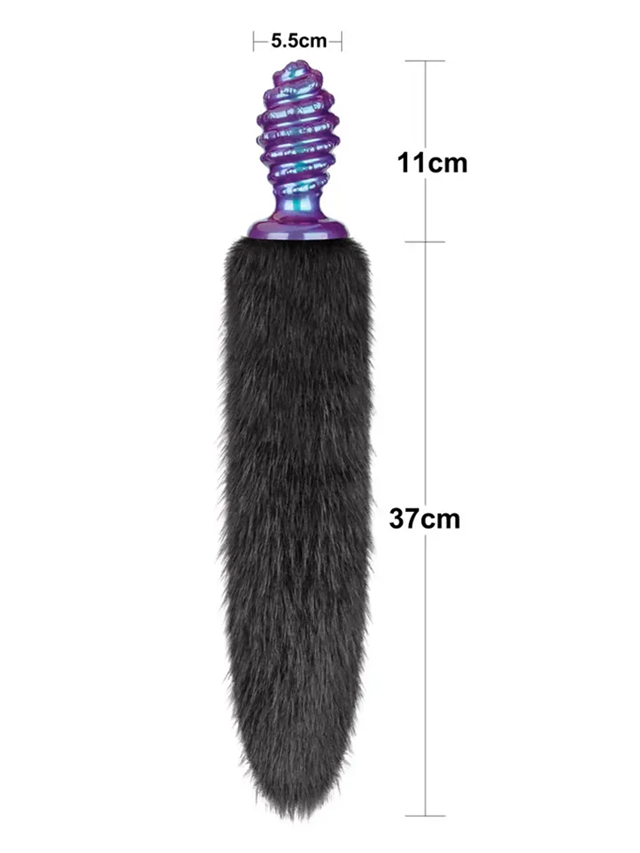 MystiTail Anal Plug With Tail 11 cm