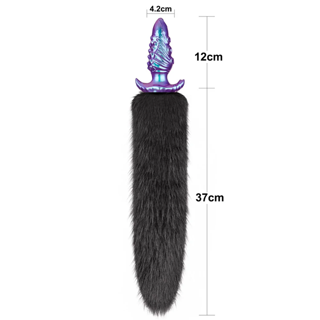 MystiTail Anal Plug With Tail 12 cm
