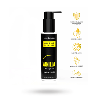 Oils Of Pleasure – Vanilla Massage Oil 120 Ml