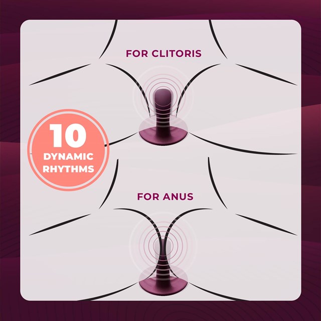 Dual Motors Silicone Massaging Pad Purple