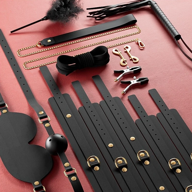 Luxury BDSM 11-pcs Kit Clarissa Black