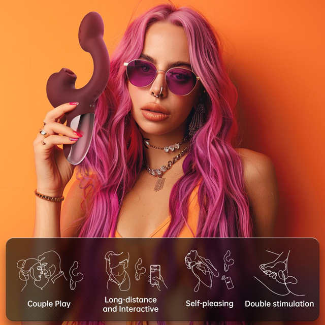 Magic Ponder Vibrator With Lick & G-Spot Function