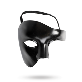 Mask Phantom Half Face Black