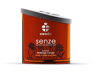 Senze Blissful Hierontakynttilä - Clove Orange Lavender