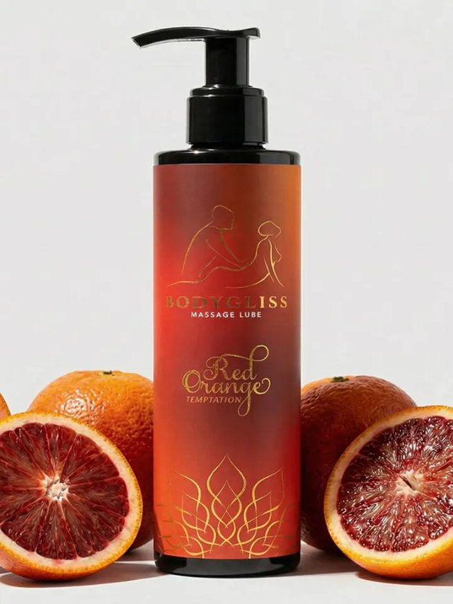 Massage Oil & Lubricant Red Orange Temptation 150 ml