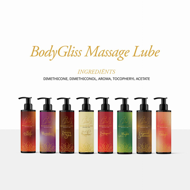 Massage Oil & Lubricant Red Orange Temptation 150 ml