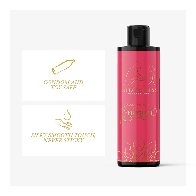 Massage Oil & Lubricant Rose Petals Embrace 150 ml
