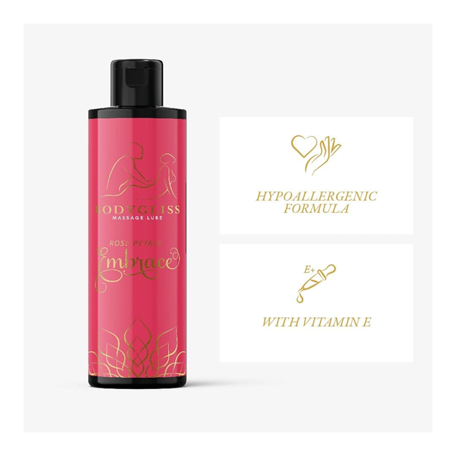 Massage Oil & Lubricant Rose Petals Embrace 150 ml