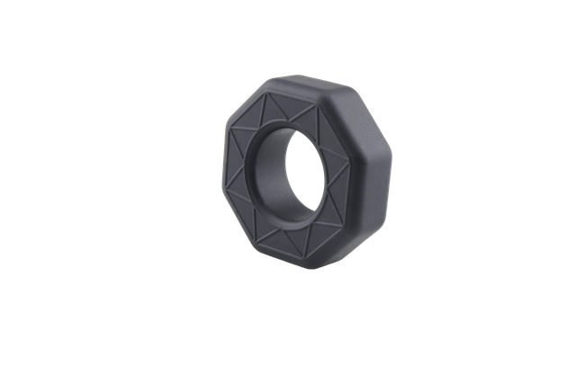 Master Silicone Cock Ring Black