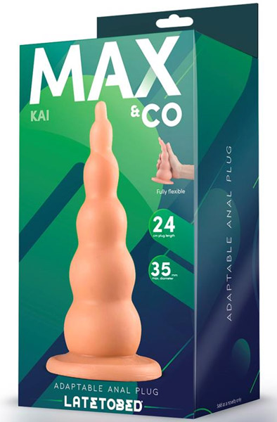 Max & Co Kai Adaptable Anal Plug 24 cm