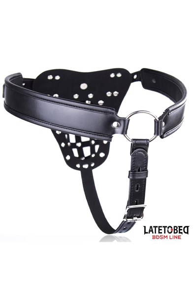 Mens Chastity Pants With Cage Adjustable