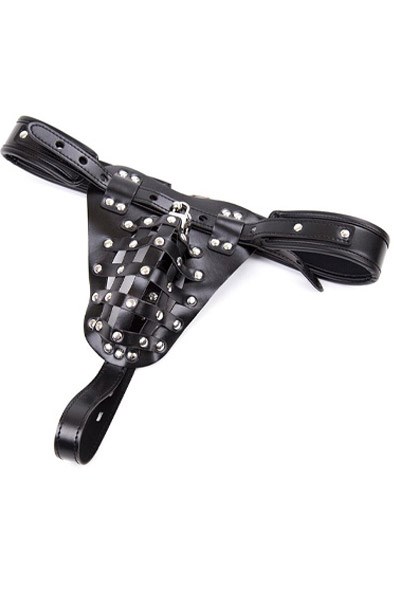 Mens Chastity Pants With Cage Adjustable