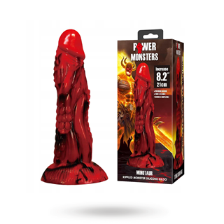 Minotaur Rippled Monster Silicone Dildo 21 Cm