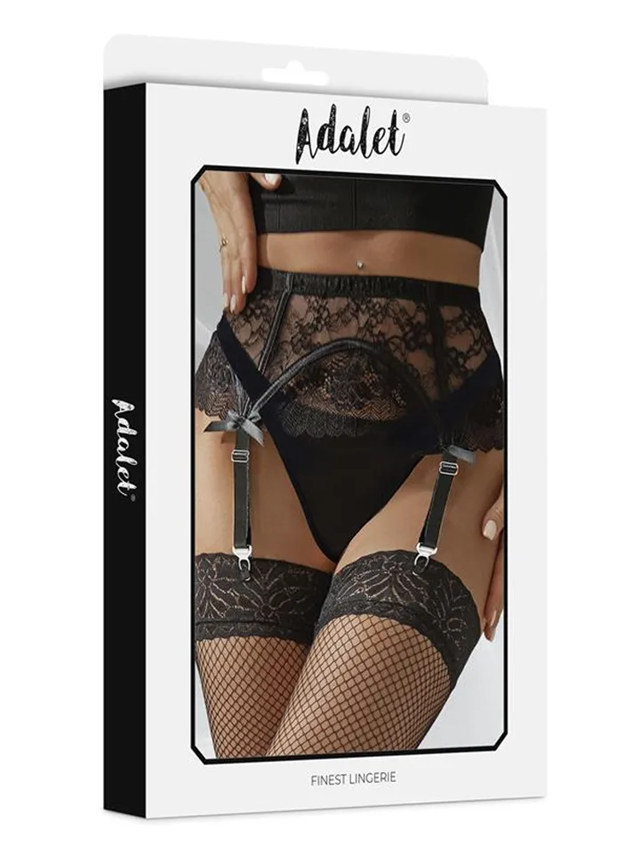 Miranda Lace Garter With Panties