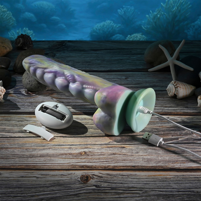 Monster's Ball Vibrating Thrusting Dildo
