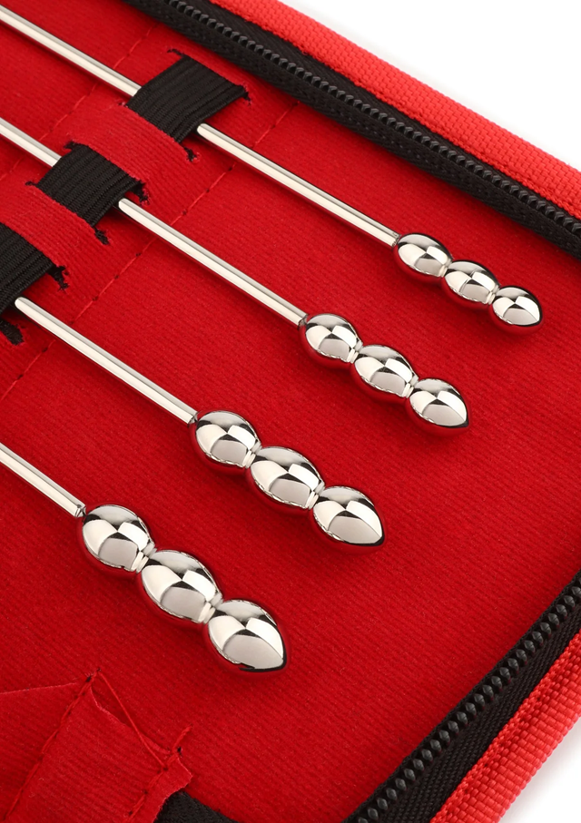 Mr. Steel Rosebud Urethral Sounds 8-pack