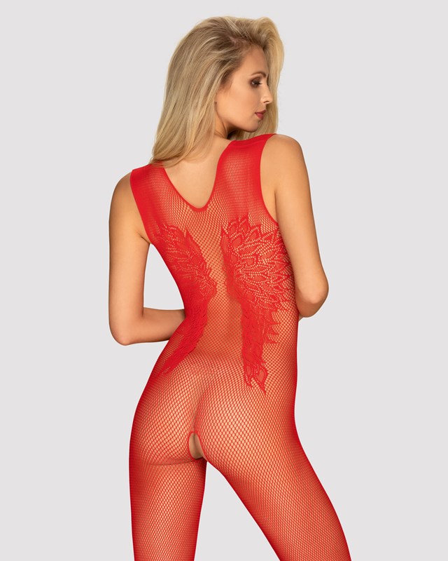 N112 - RED BODYSTOCKING