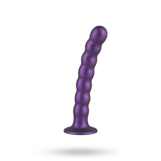 Pegging Dildo Metallic Purple 17 Cm