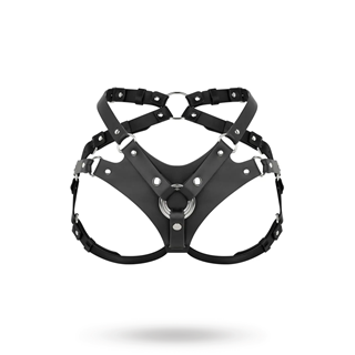 Pu Leather Harness Black