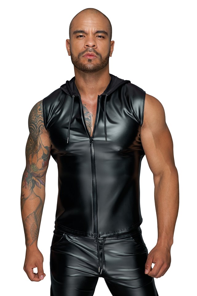 H062 Hooded Shirt With 2-way Zipper