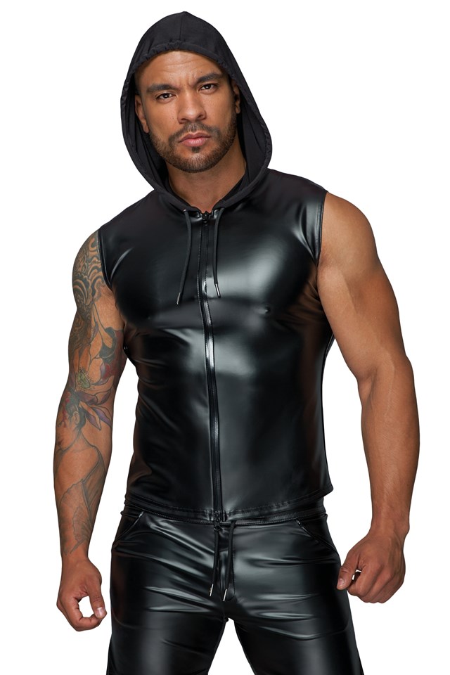 H062 Hooded Shirt With 2-way Zipper