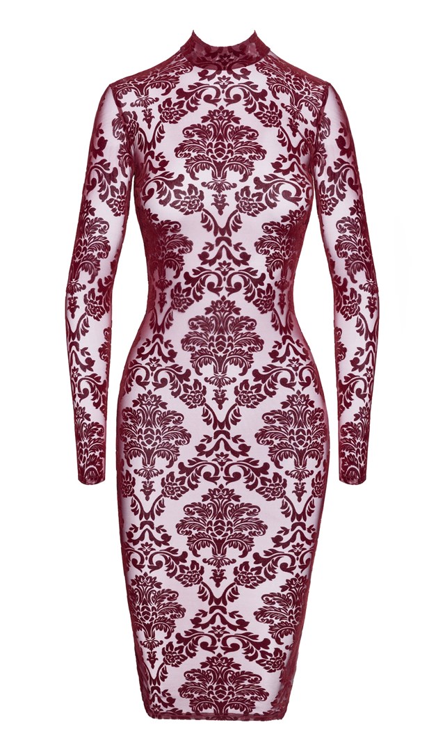 F384 Kink Royal Midi Dress