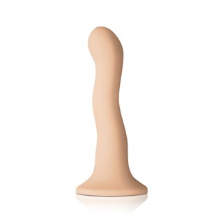 Colours Wave 6" Dildo - White/skin