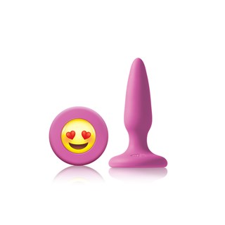 Moji's Ily Pinkki Silikonitappi Emojilla