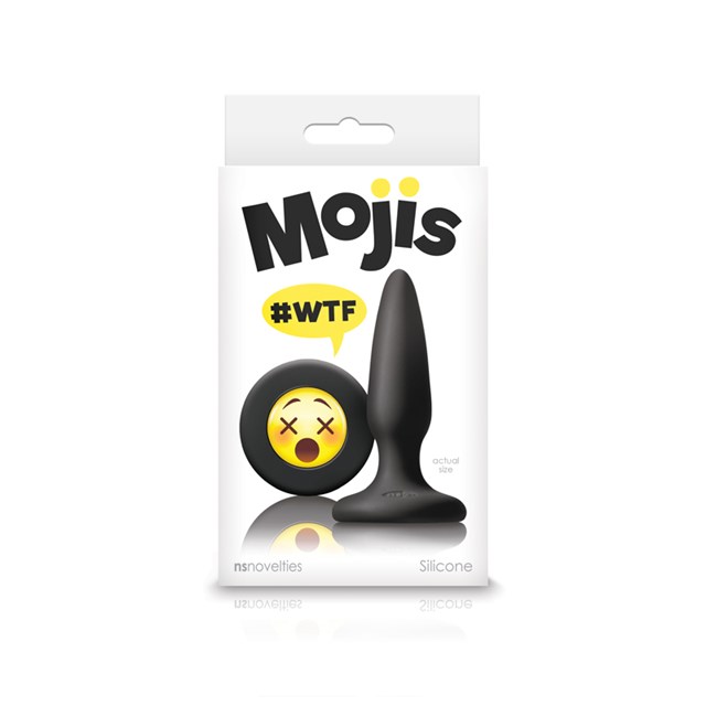 Moji's ILY Musta Silikonitappi Emojilla